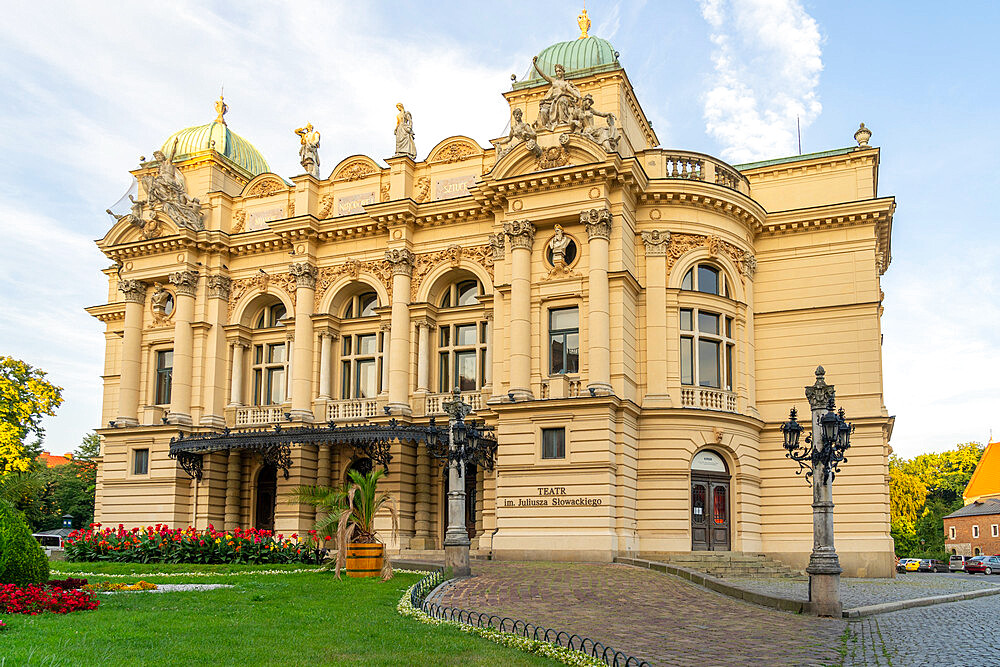 Juliusz Slowacki Theatre, Old Town, UNESCO World Heritage Site, Krakow, Poland, Europe