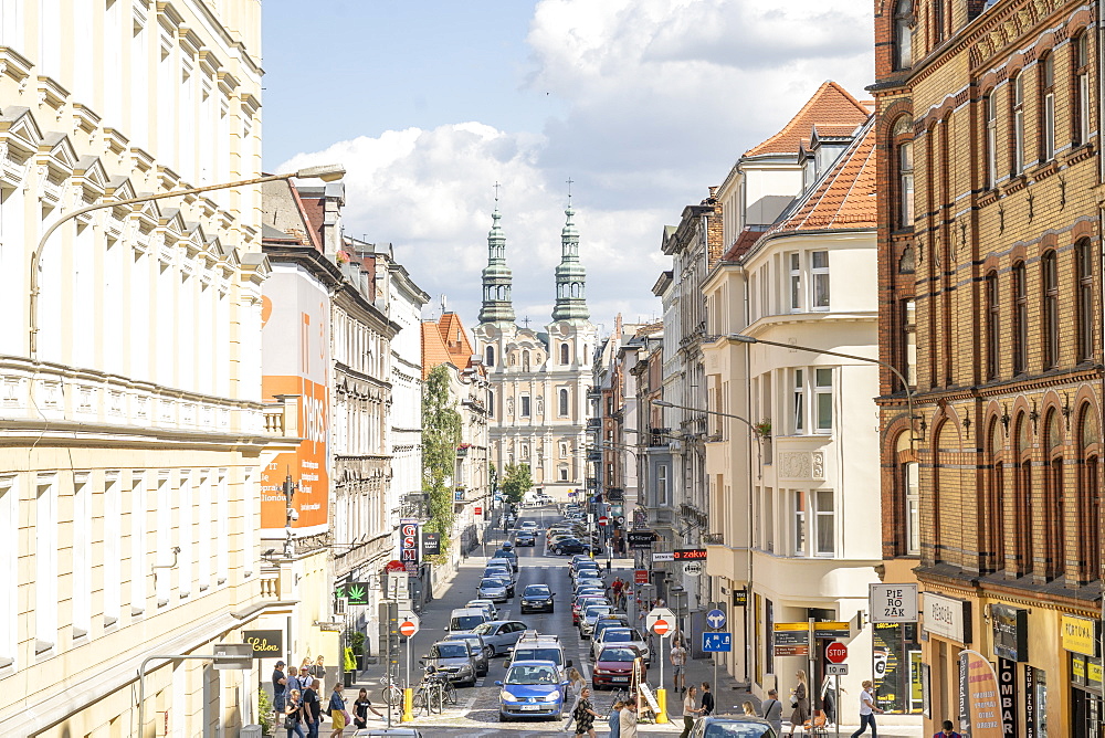 Street scene, Poznan, Poland, Europe