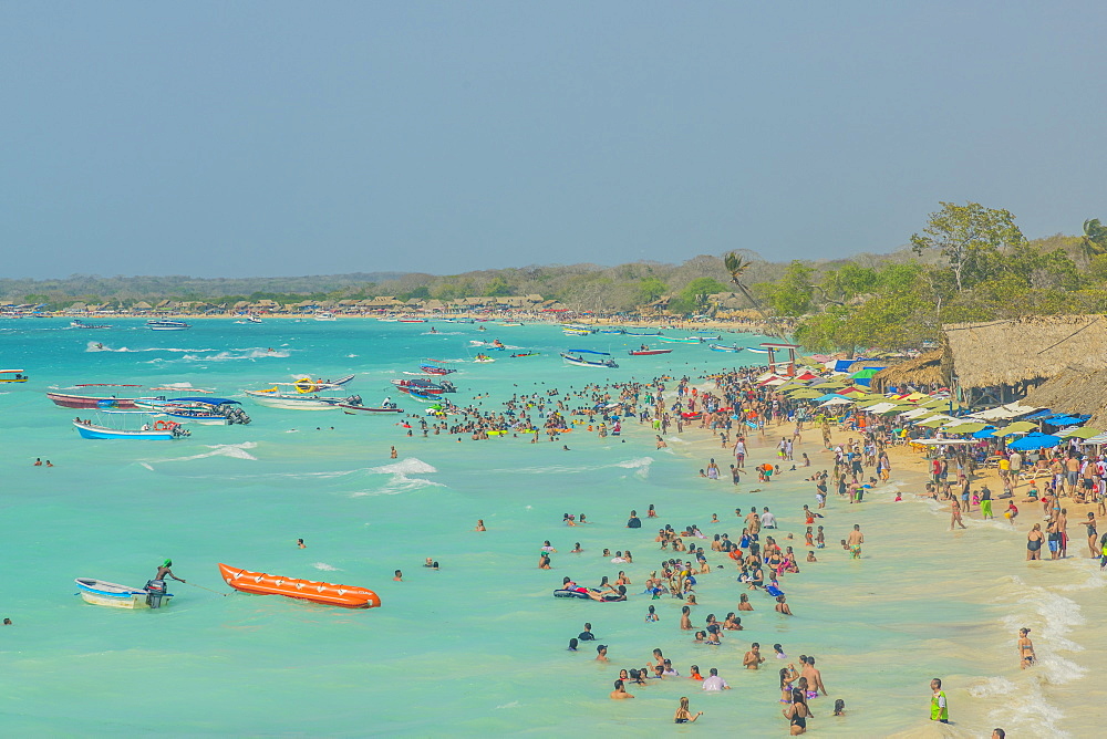 Playa Blanca beach in Cartagena, Colombia, South America