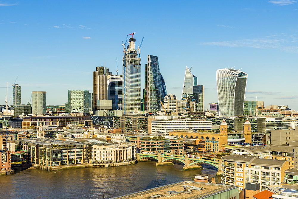 The City of London skyline, London, England, United Kingdom, Europe