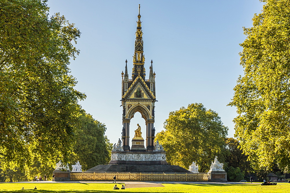 The Albert Memorial in Kensington Gardens, London, England, United Kingdom, Europe