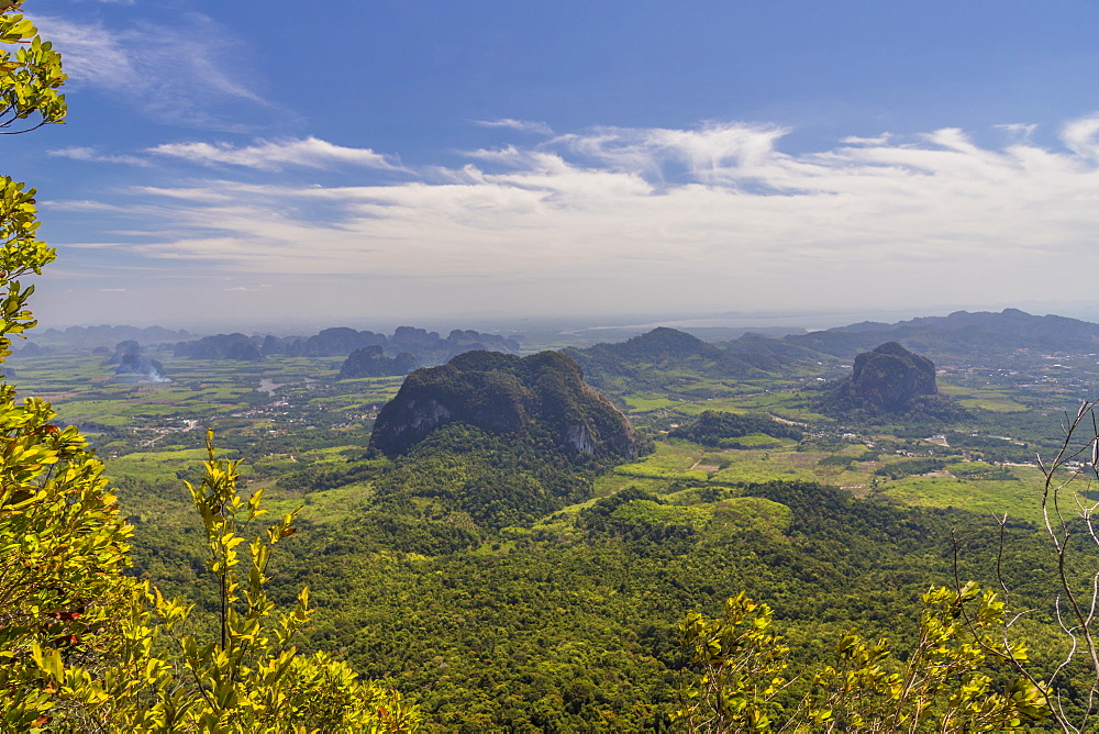 The view from Tab Kak Hang Nak viewpoint on Dragon Crest mountain in Thailand, Southeast Asia, Asia