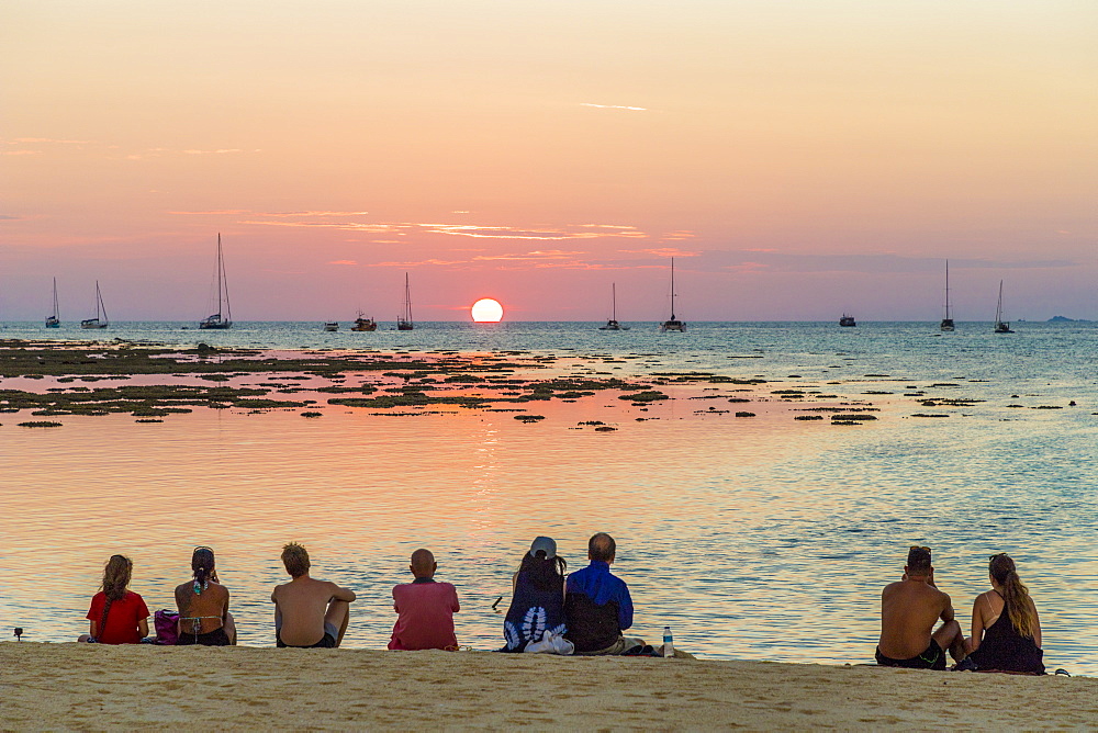 Sunset in Ko Lipe, in Tarutao National Marine Park, Thailand, Southeast Asia, Asia