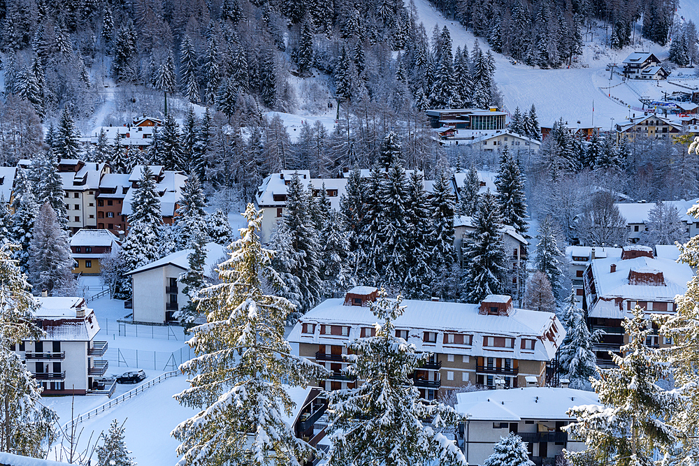 Winter season in Ponte di Legno, Vallecamonica, Brescia province, Lombardy district, Italy, Europe