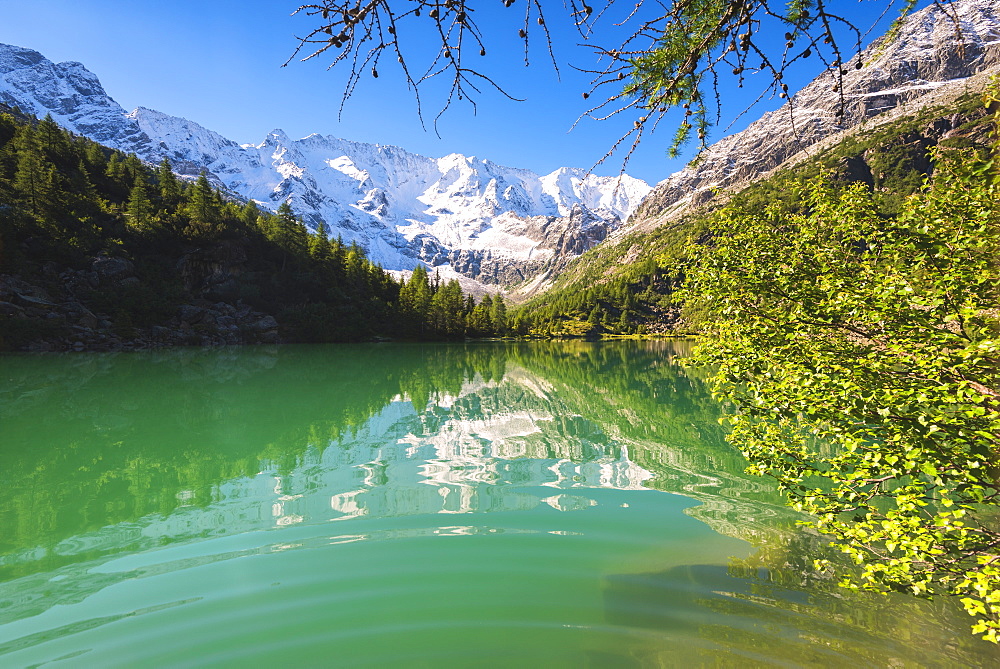 Aviolo Lake in Adamello Park, Val Camonica, Brescia province, Lombardy, Italy, Europe