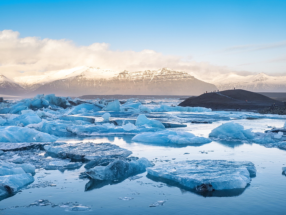 Jokulsarlon Glacier Lagoon, Southern Region, Iceland, Polar Regions