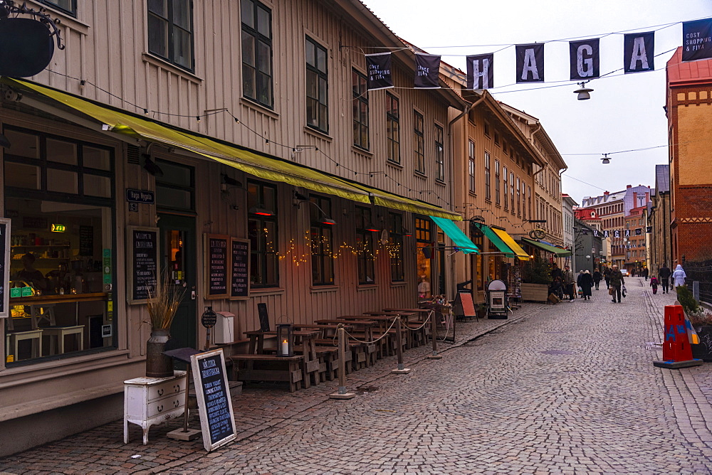 Haga district in spring, Goteborg (Gothenburg), Vastra-Gotaland County, Sweden, Scandinavia, Europe