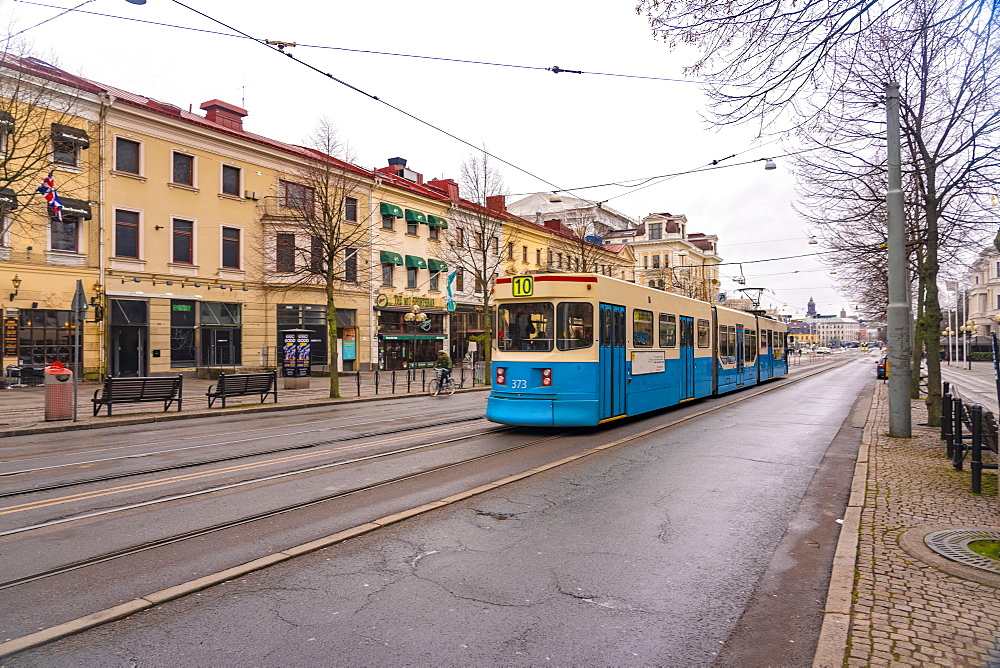 Ostra Hamngatan at the city centre of Goteborg (Gothenburg), Vastra-Gotaland County, Sweden, Scandinavia, Europe