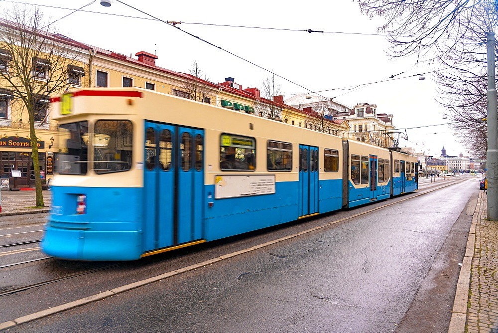 Ostra Hamngatan at the city centre of Goteborg (Gothenburg), Vastra-Gotaland County, Sweden, Scandinavia, Europe