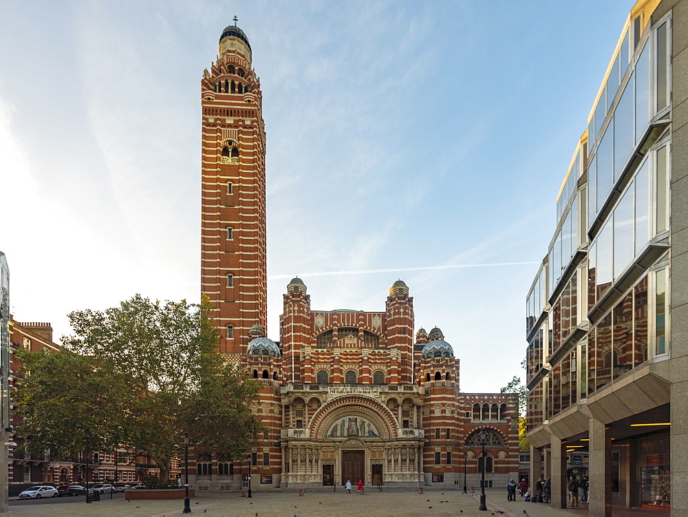 Westminster Cathedral at Cathedral Piazza, Victoria Street, Westminster, London, England, United Kingdom, Europe