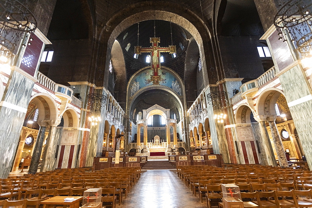 Interior details of Westminster Cathedral, London, England, United Kingdom, Europe