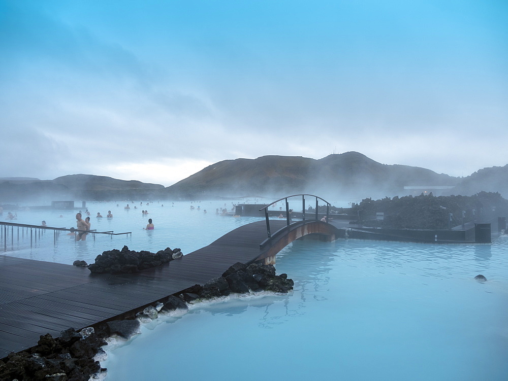 Blue Lagoon at Keflavik close to Reykjavik, Iceland, Polar Regions