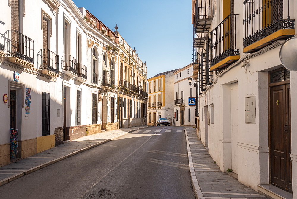 Historic Calle Arminan in Ronda, Andalucia, Spain, Europe