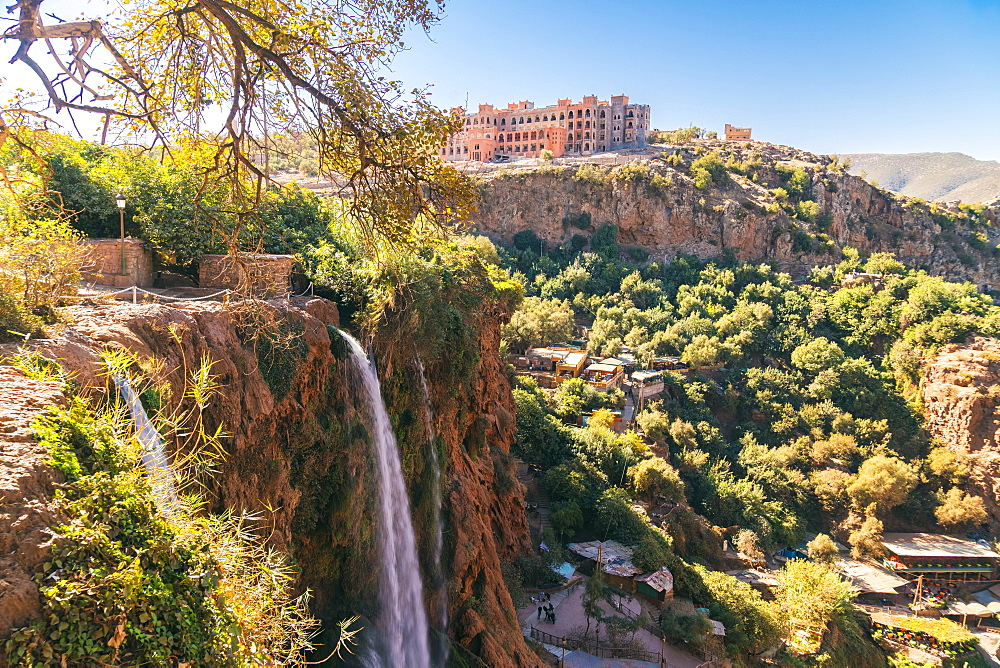 Ouzoud Waterfalls are located near the Moyen Atlas village of Tanaghmeilt, in the province of Azilal, Morocco, North Africa, Africa