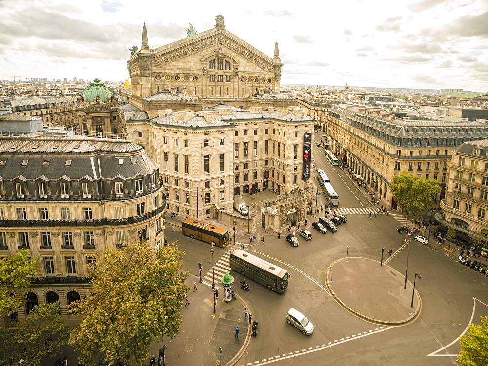 Paris Opera House from Lafayette Gallery (Galeries Lafayette), Paris, France, Europe