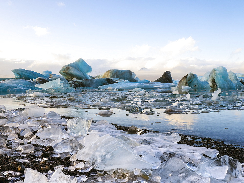 Jokulsarlon Iceberg Glacier Lagoon, Iceland, Polar Regions