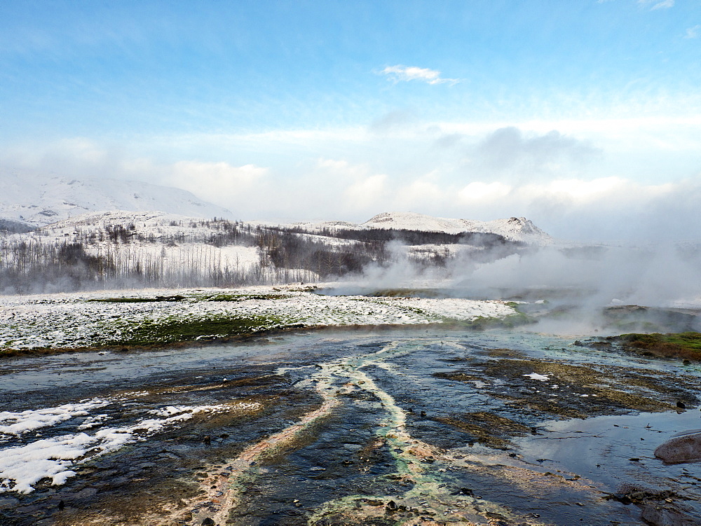 Geysir at the Golden Circle, Iceland, Polar Regions