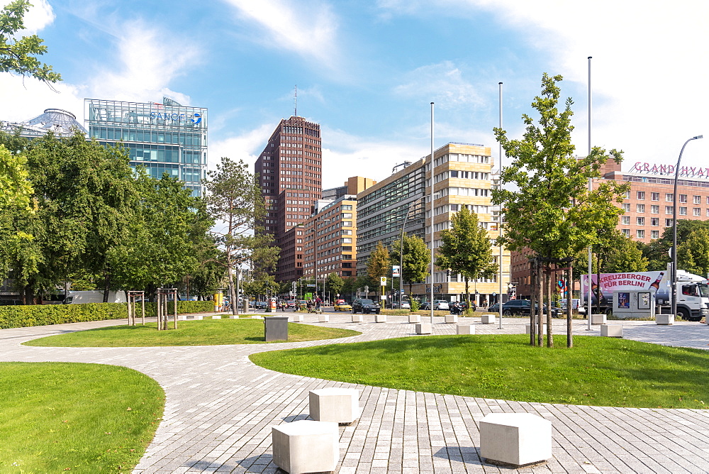 Potsdamer Platz square with Sony Center, Berlin, Germany, Europe