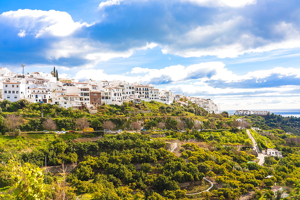 Mijas old white village, Mijas, Malaga province, Andalucia, Spain, Europe