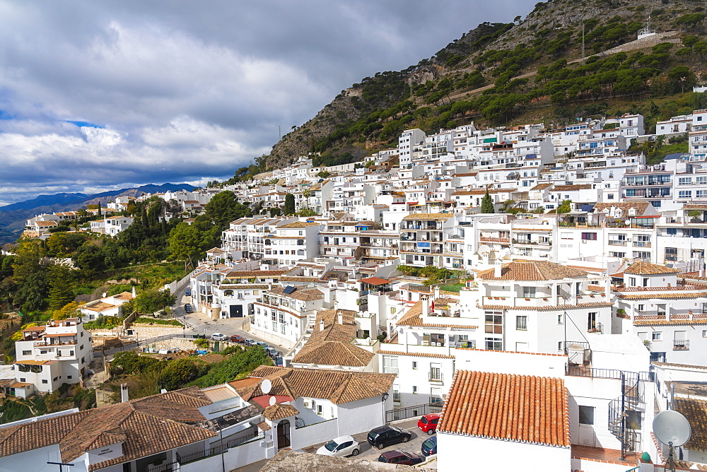 Historic old white village of Mijas, Andalucia, Spain, Europe