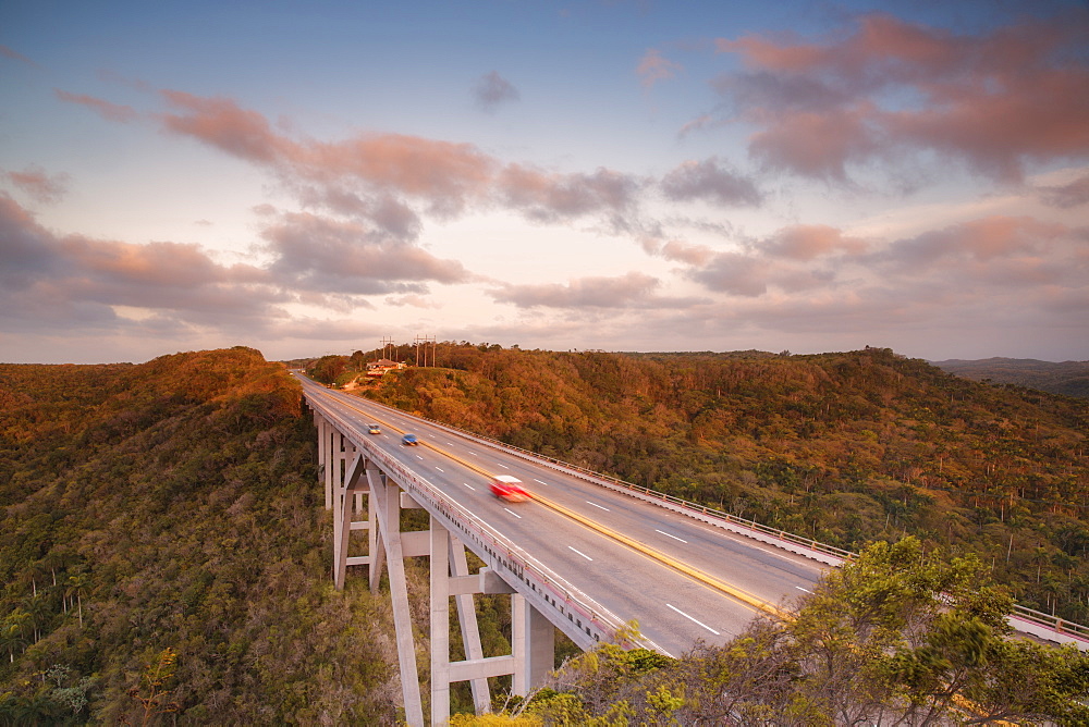 Motorway bridge, Cuba, West Indies, Caribbean, Central America