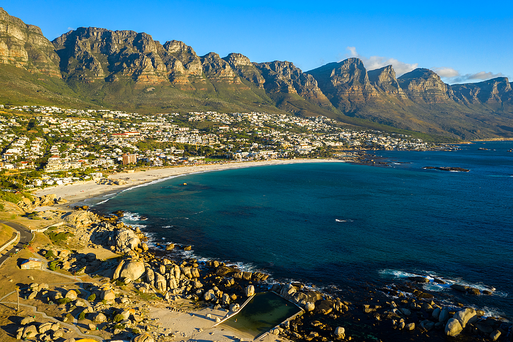 Clifton Beach, Cape Town, at sunset, South Africa, Africa