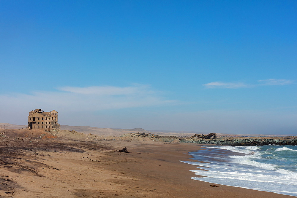 Diamond Mine in extreme north-west, located on the southern bank of the Orange River mouth, Alexander Bay, Northern Cape, South Africa, Africa