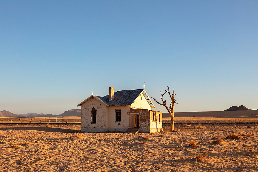 Abandoned Train Station Garub in the Luderitz/Spergbeit Diamond Area, Namibia, Africa