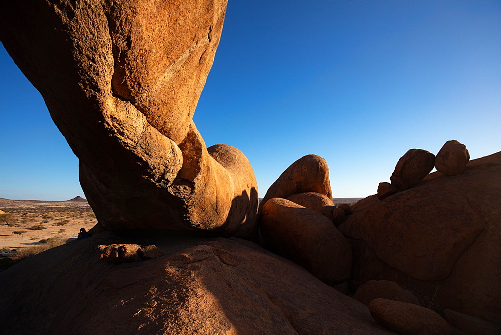 Spitzkoppe Arch at sunrise, Namibia, Africa