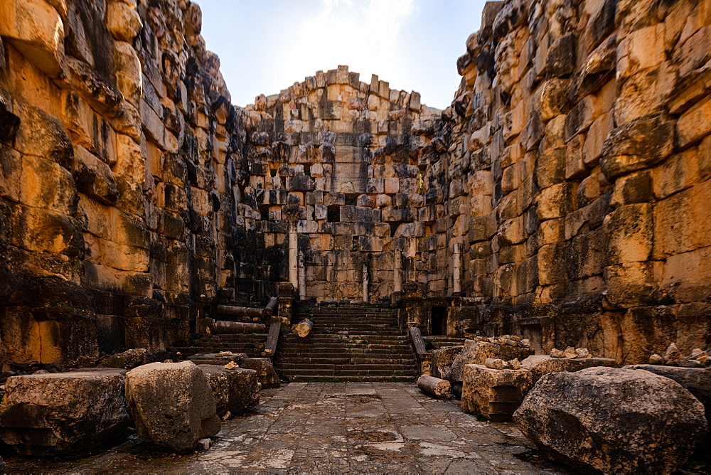 Niha Temple, a hidden gem built in the Roman times, Lebanon, Middle East