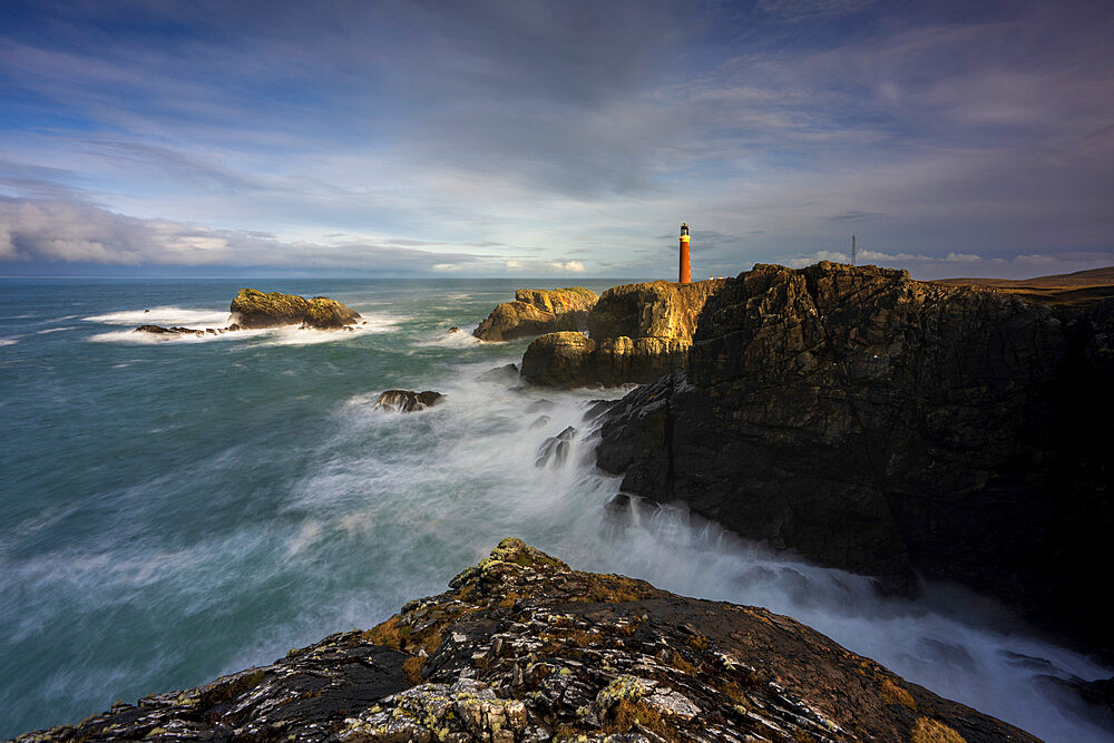 Butt of Lewis Lighthouse, Isle of Lewis, Outer Hebrides, Scotland, United Kingdom, Europe