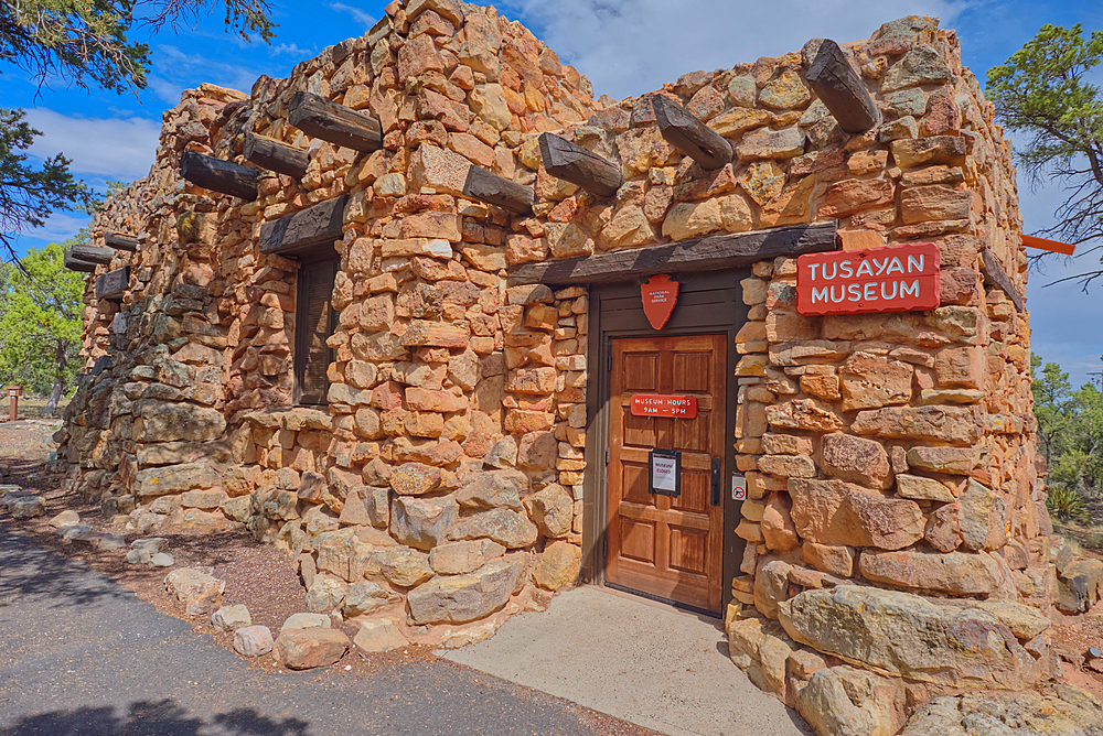 The Tusayan Museum building at Grand Canyon South Rim, Arizona, United States of America, North America