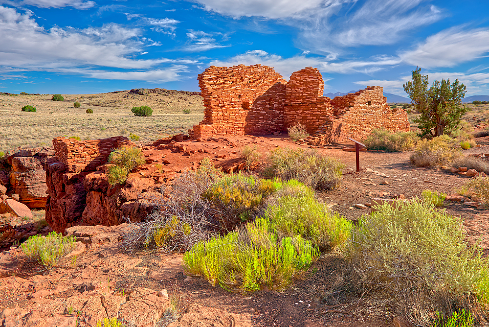 Lomaki Pueblo Ruins, Wupatki National Monument, Arizona, United States of America, North America