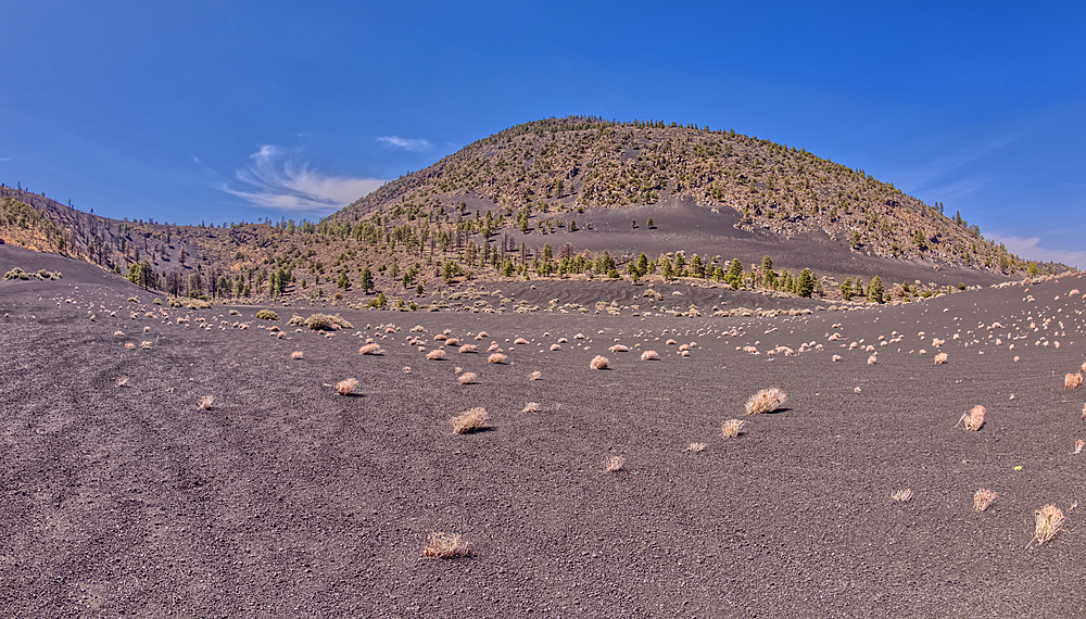 Volcanic cinder hills in Coconino National Forest, Arizona, USA