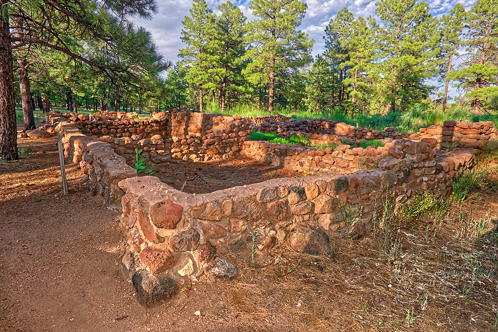 Elden Pueblo, site of ancient Sinagua village, in Flagstaff, Arizona, United States of America, North America