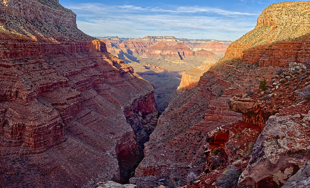 Hermit Creek Canyon viewed from Dripping Springs Trail in the Grand Canyon, Grand Canyon National Park, UNESCO World Heritage Site, Arizona, United States of America, North America