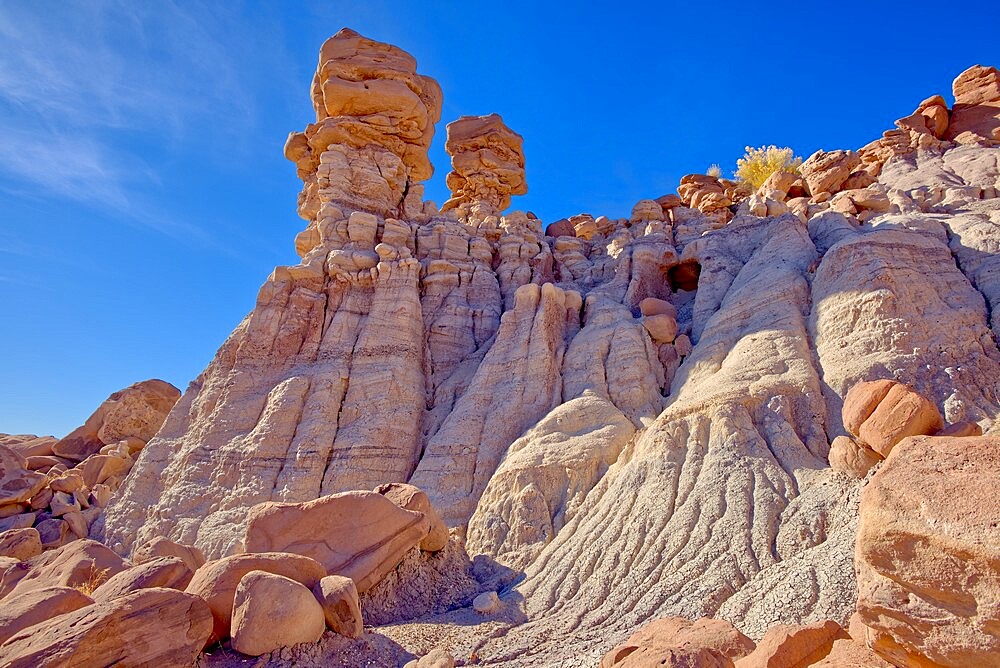 Giant Hoodoos in the Devil's Playground at Petrified Forest National Park, Arizona, United States of America, North America