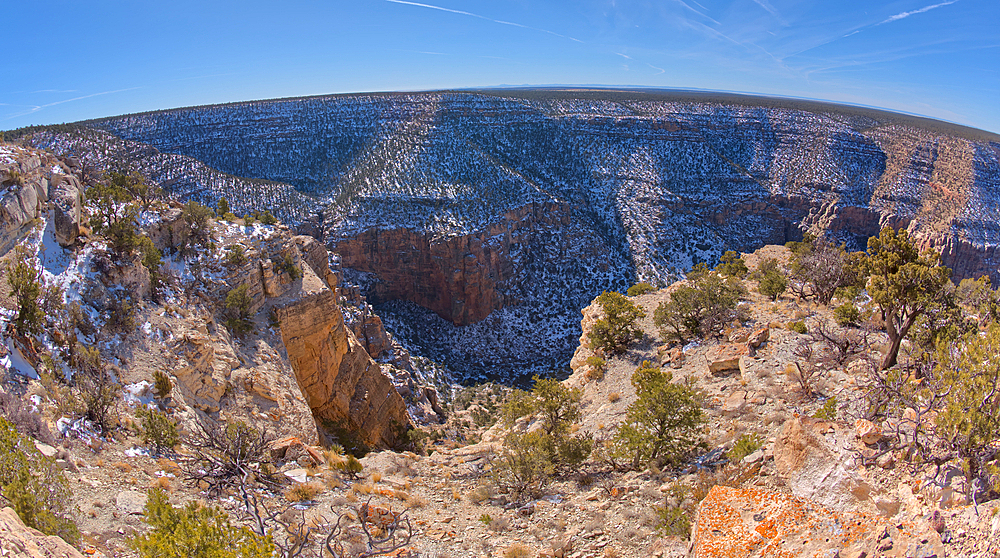 The cliffs of Waldron Canyon west of Hermits Rest, Grand Canyon, Arizona, United States of America, North America