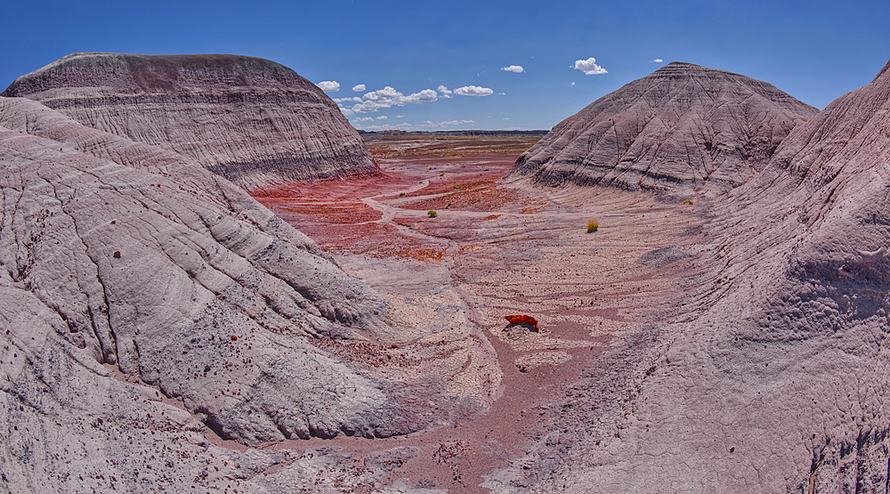 East slopes of Haystack Mesa in Petrified Forest National Park, Arizona, United States of America, North America