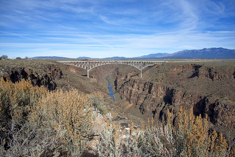 Rio Grande Gorge Bridge, Taos, New Mexico, United States of America, North America