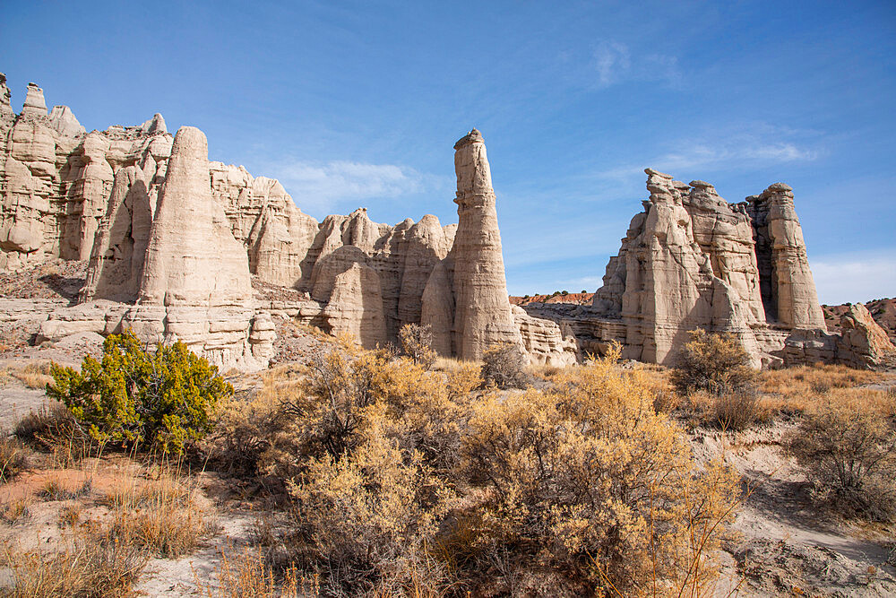 Plaza Blanca (the White Place) in the Rio Chama hills, New Mexico, United States of America, North America