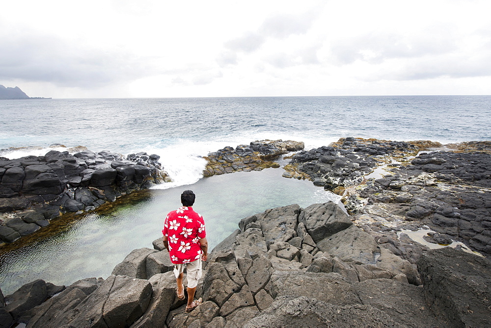 Queen's Bath, Kauai, Hawaii, United States of America, North America