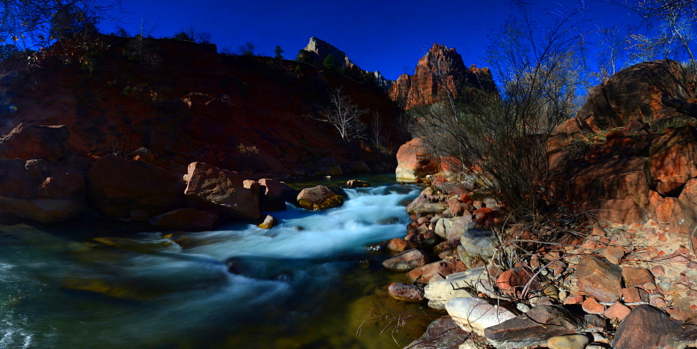 Virgin River, Zion National Park, Utah, United States of America, North America