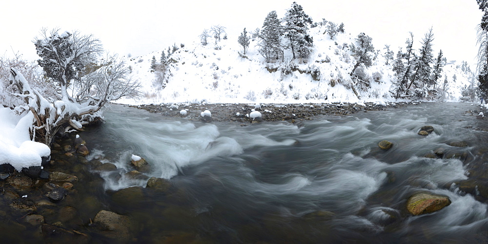 Gardner River, Montana, United States of America, North America