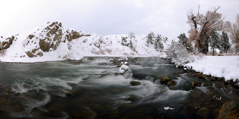 Gardner River, Montana, United States of America, North America