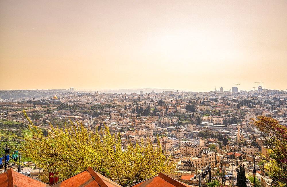 A view of Jerusalem, Jerusalem, Israel, Middle East