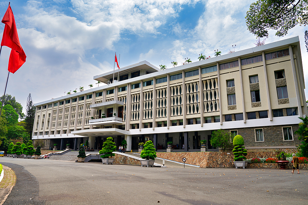 Reunification Palace, Ho Chi Minh City, Vietnam, Indochina, Southeast Asia, Asia