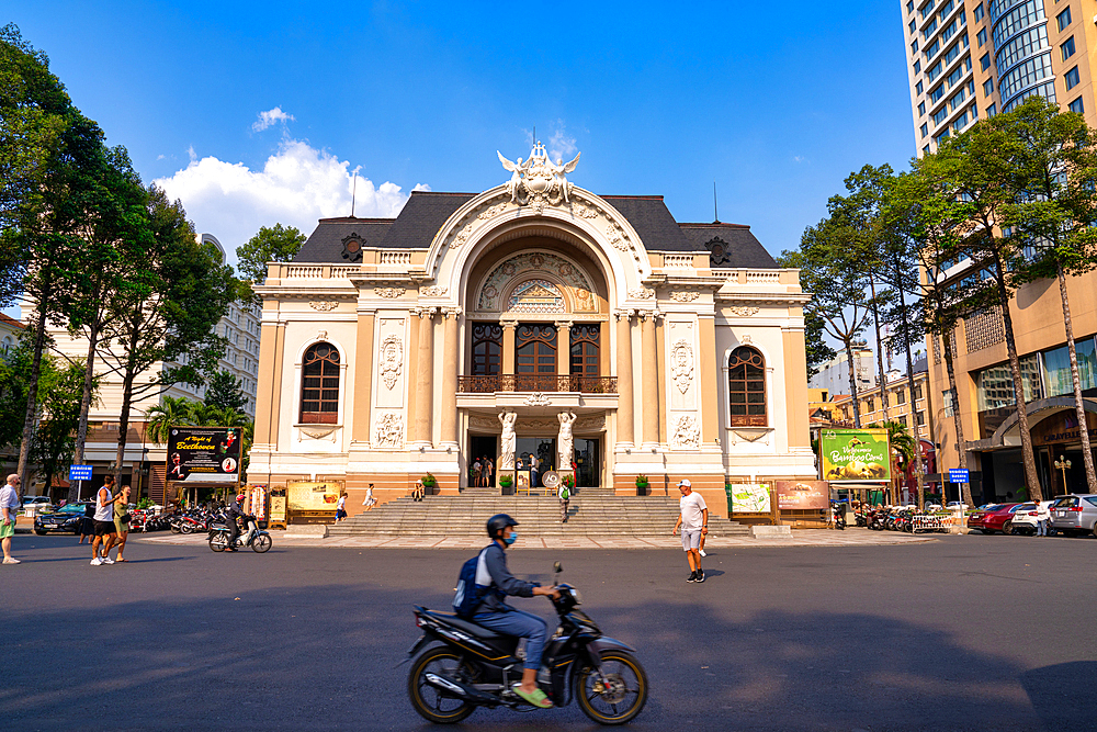 Opera House in downtown Ho Chi Minh City, Vietnam, Indochina, Southeast Asia, Asia