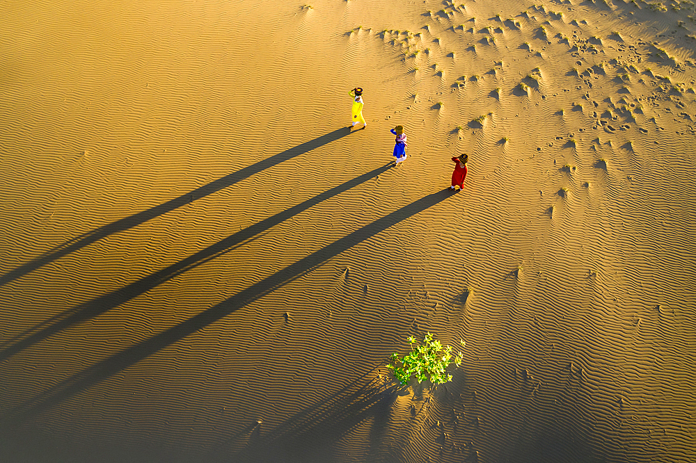 Nam Cuong sand hill in Ninh Thuan, Vietnam, Indochina, Southeast Asia, Asia