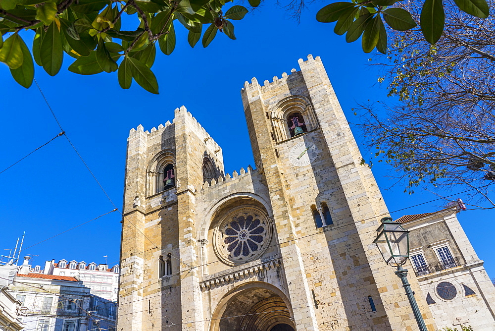 Lisbon Cathedral (the Se), a Roman Catholic cathedral located in Lisbon, Portugal, Europe